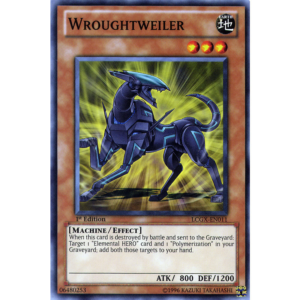 Wroughtweiler LCGX-EN011 Yu-Gi-Oh! Card from the Legendary Collection 2: The Duel Academy Years Mega Pack Set