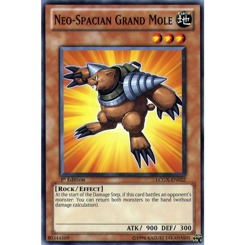 Neo - Spacian Grand Mole LCGX-EN022 Yu-Gi-Oh! Card from the Legendary Collection 2: The Duel Academy Years Mega Pack Set