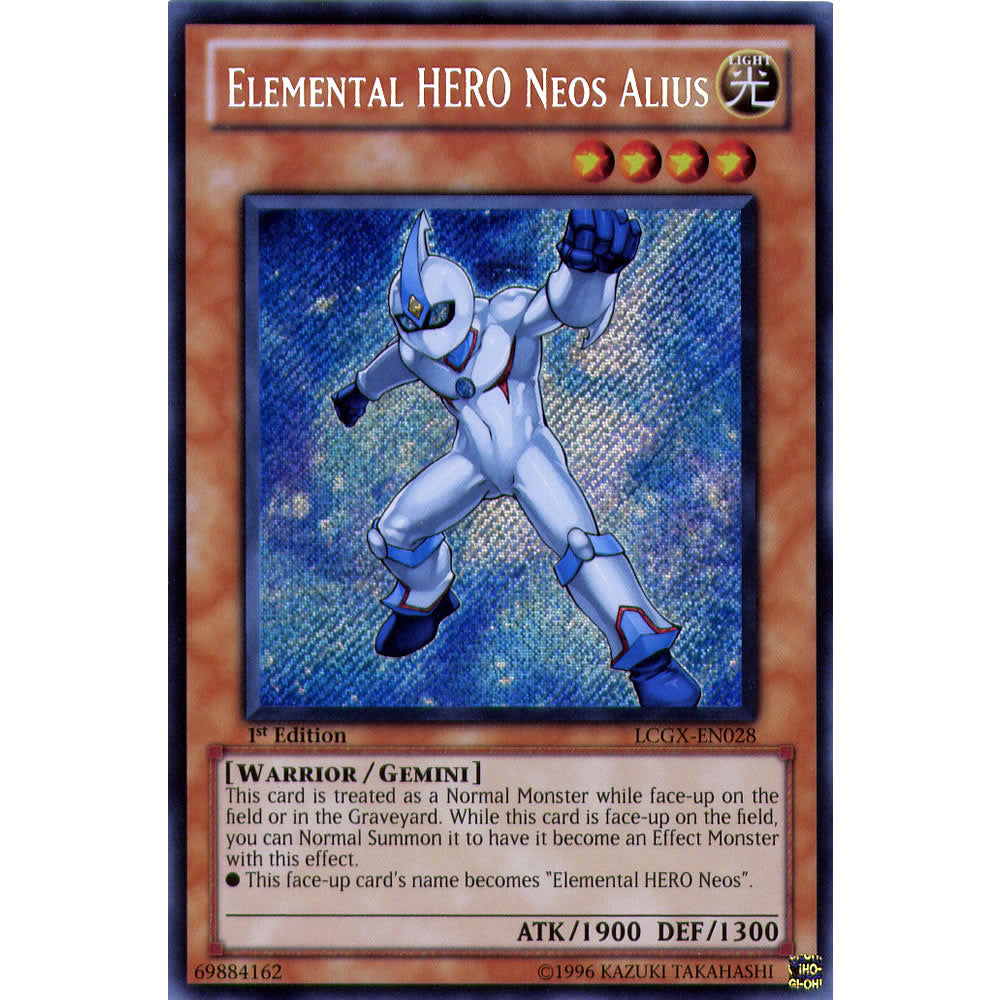 Elemental Hero Neos Alius LCGX-EN028 Yu-Gi-Oh! Card from the Legendary Collection 2: The Duel Academy Years Mega Pack Set