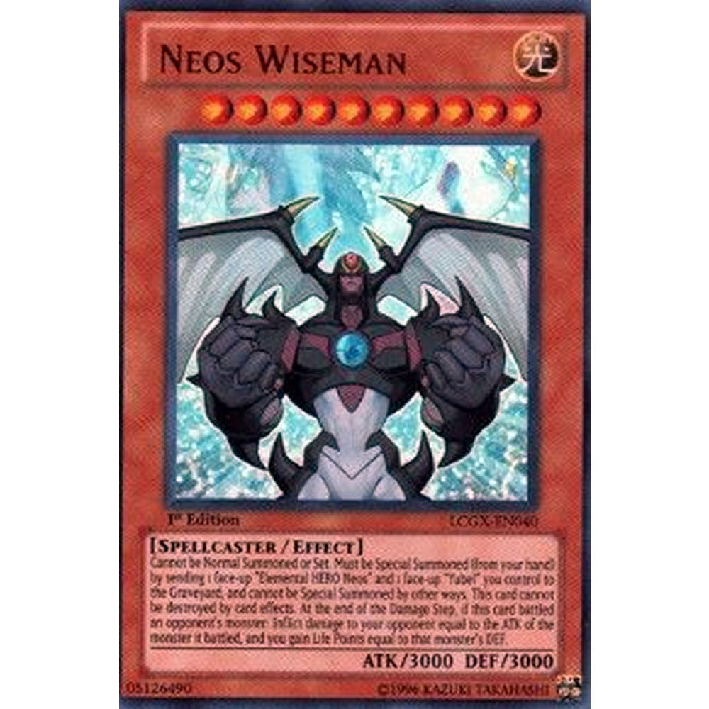 Neos Wiseman LCGX-EN040 Yu-Gi-Oh! Card from the Legendary Collection 2: The Duel Academy Years Mega Pack Set