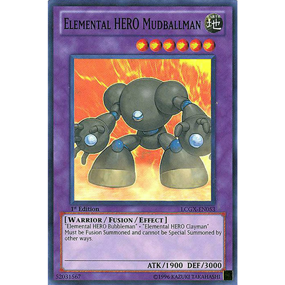 Elemental Hero Mudballman LCGX-EN053 Yu-Gi-Oh! Card from the Legendary Collection 2: The Duel Academy Years Mega Pack Set