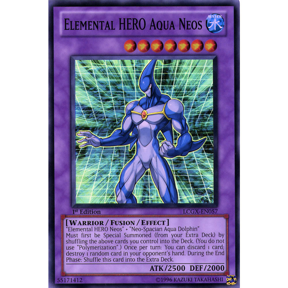 Elemental Hero Aqua Neos LCGX-EN057 Yu-Gi-Oh! Card from the Legendary Collection 2: The Duel Academy Years Mega Pack Set