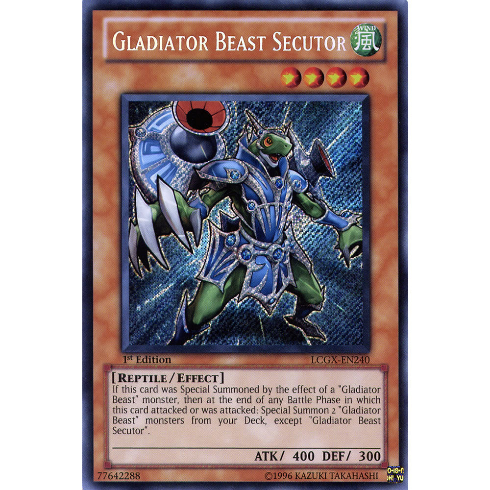 Gladiator Beast Secutor LCGX-EN240 Yu-Gi-Oh! Card from the Legendary Collection 2: The Duel Academy Years Mega Pack Set