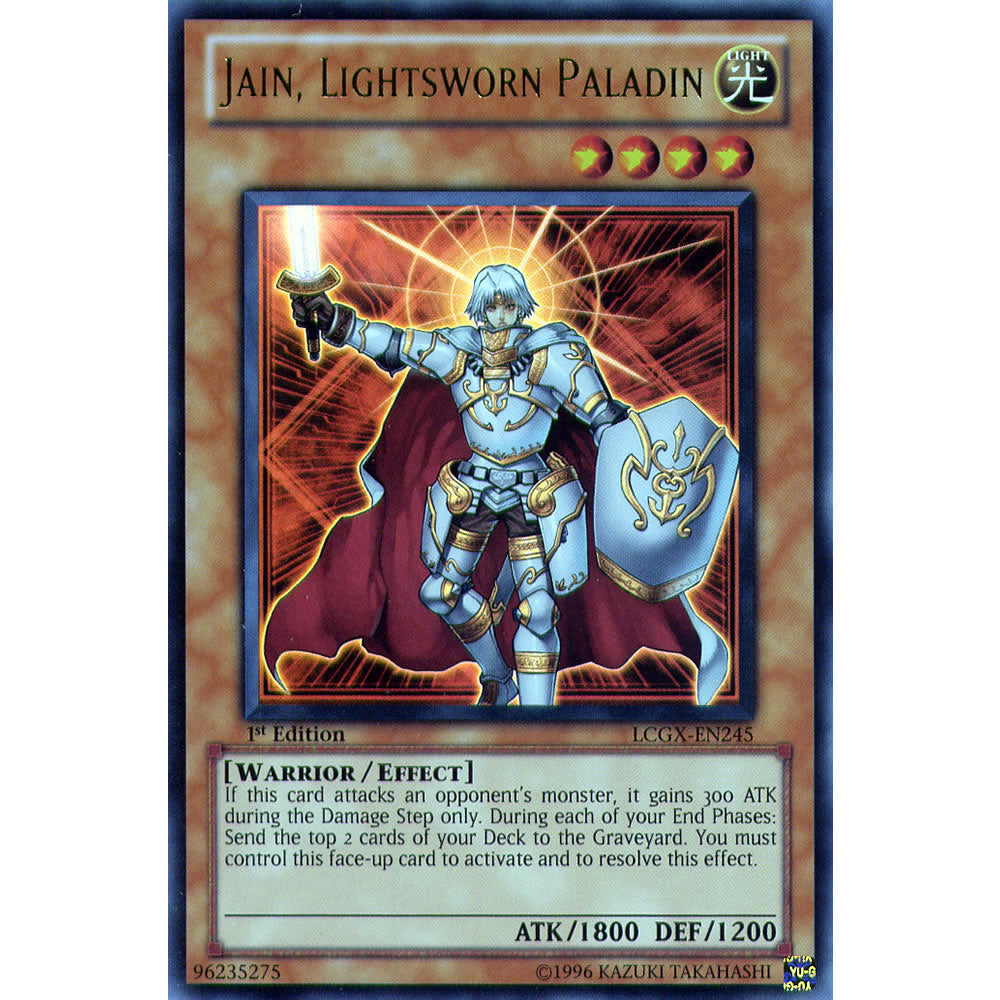Jain, Lightsworn Paladin LCGX-EN245 Yu-Gi-Oh! Card from the Legendary Collection 2: The Duel Academy Years Mega Pack Set