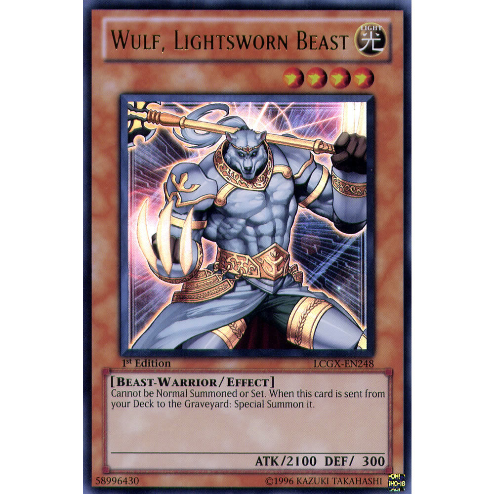 Wulf, Lightsworn Beast LCGX-EN248 Yu-Gi-Oh! Card from the Legendary Collection 2: The Duel Academy Years Mega Pack Set