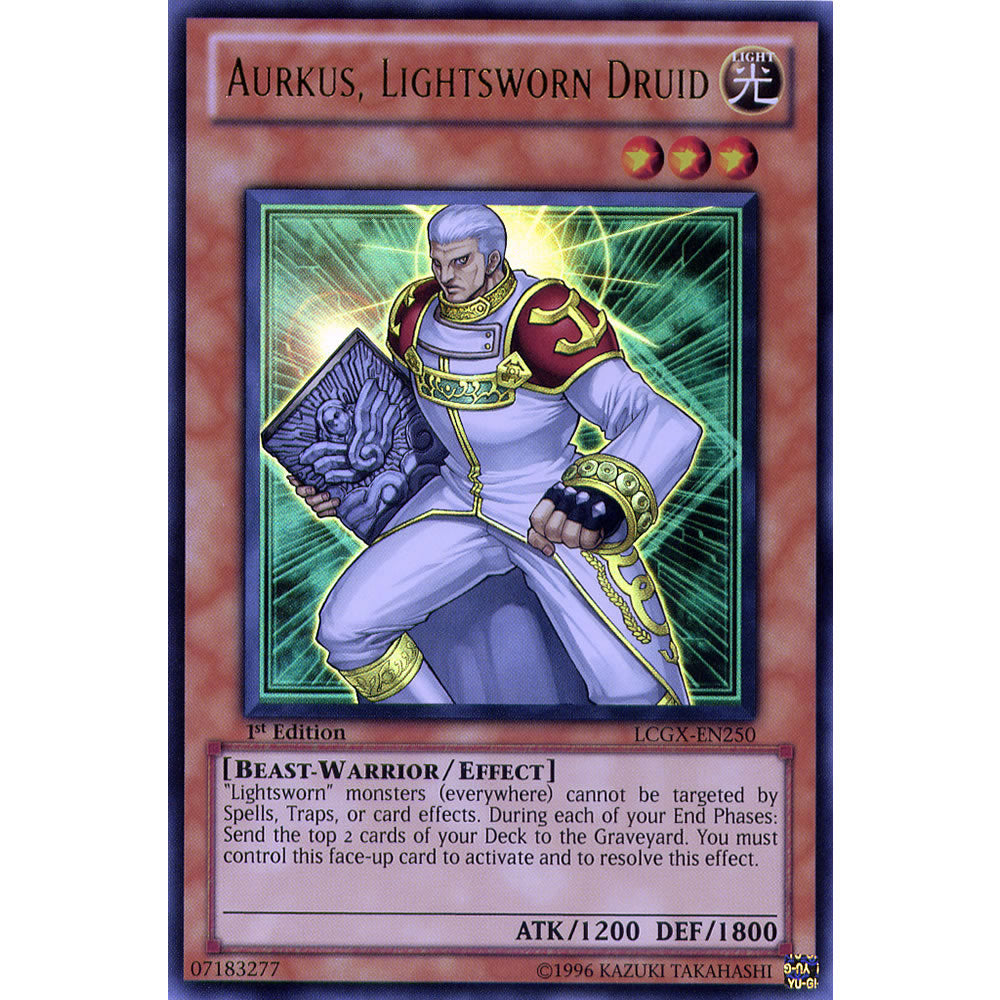 Aurkus, Lightsworn Druid LCGX-EN250 Yu-Gi-Oh! Card from the Legendary Collection 2: The Duel Academy Years Mega Pack Set