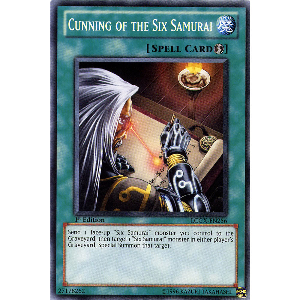 Cunning of the Six Samurai LCGX-EN256 Yu-Gi-Oh! Card from the Legendary Collection 2: The Duel Academy Years Mega Pack Set
