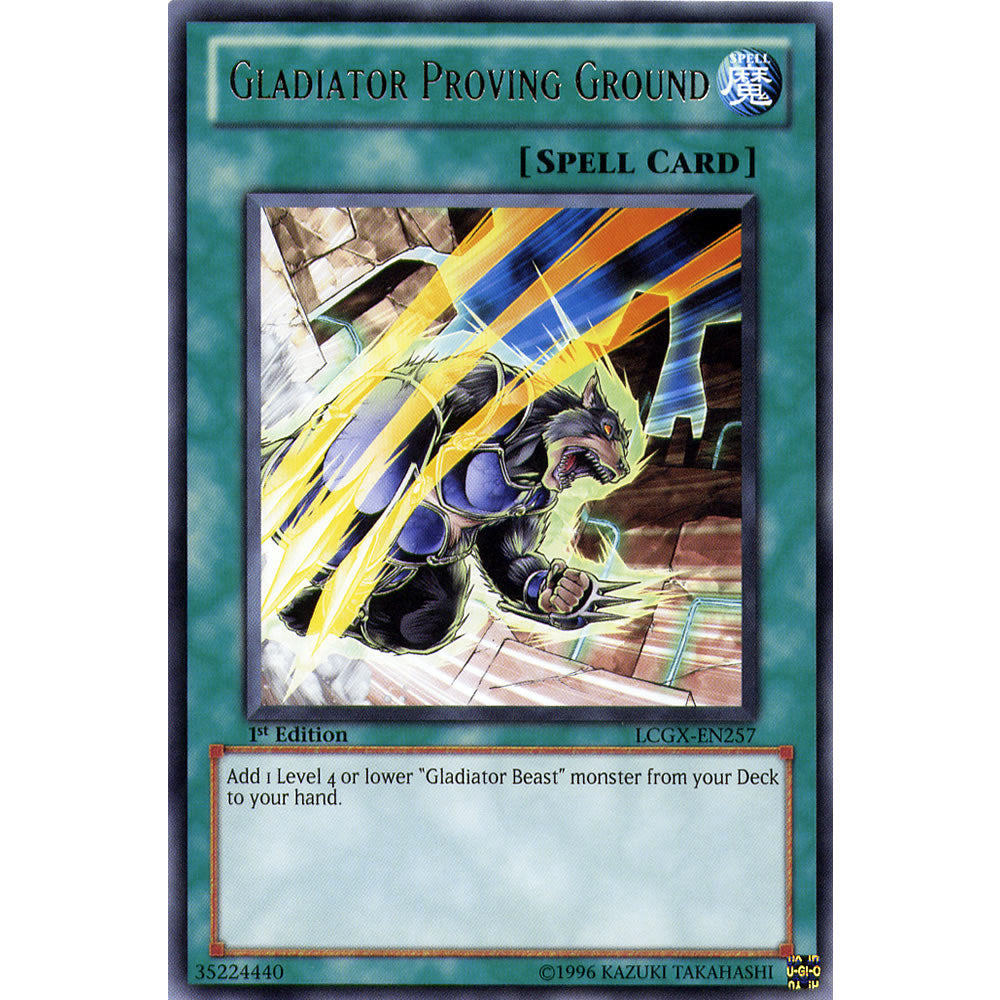 Gladiator Proving Ground LCGX-EN257 Yu-Gi-Oh! Card from the Legendary Collection 2: The Duel Academy Years Mega Pack Set