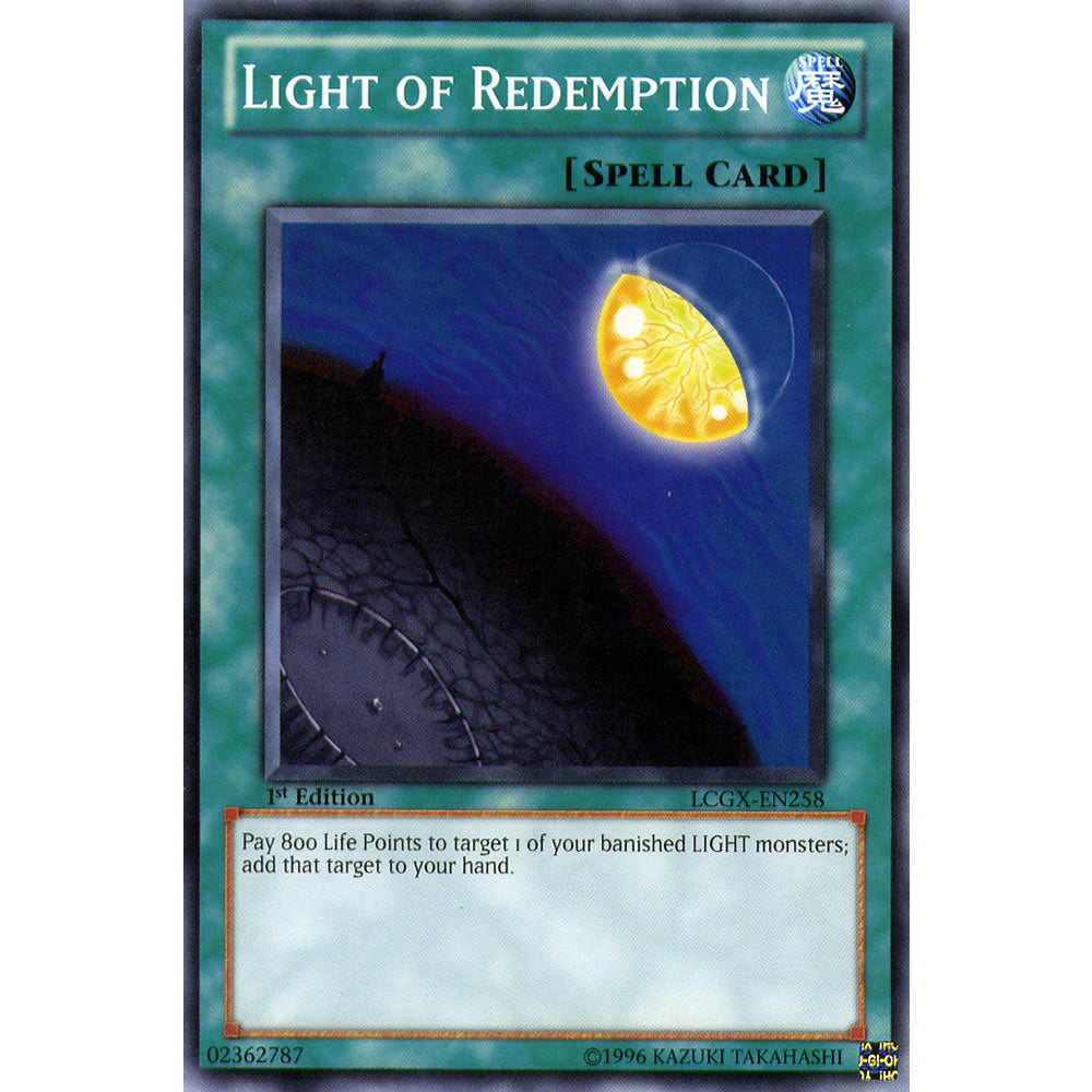 Light of Redemption LCGX-EN258 Yu-Gi-Oh! Card from the Legendary Collection 2: The Duel Academy Years Mega Pack Set