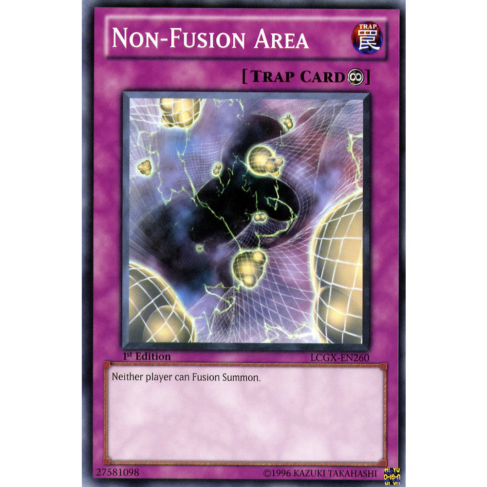 Non-Fusion Area LCGX-EN260 Yu-Gi-Oh! Card from the Legendary Collection 2: The Duel Academy Years Mega Pack Set