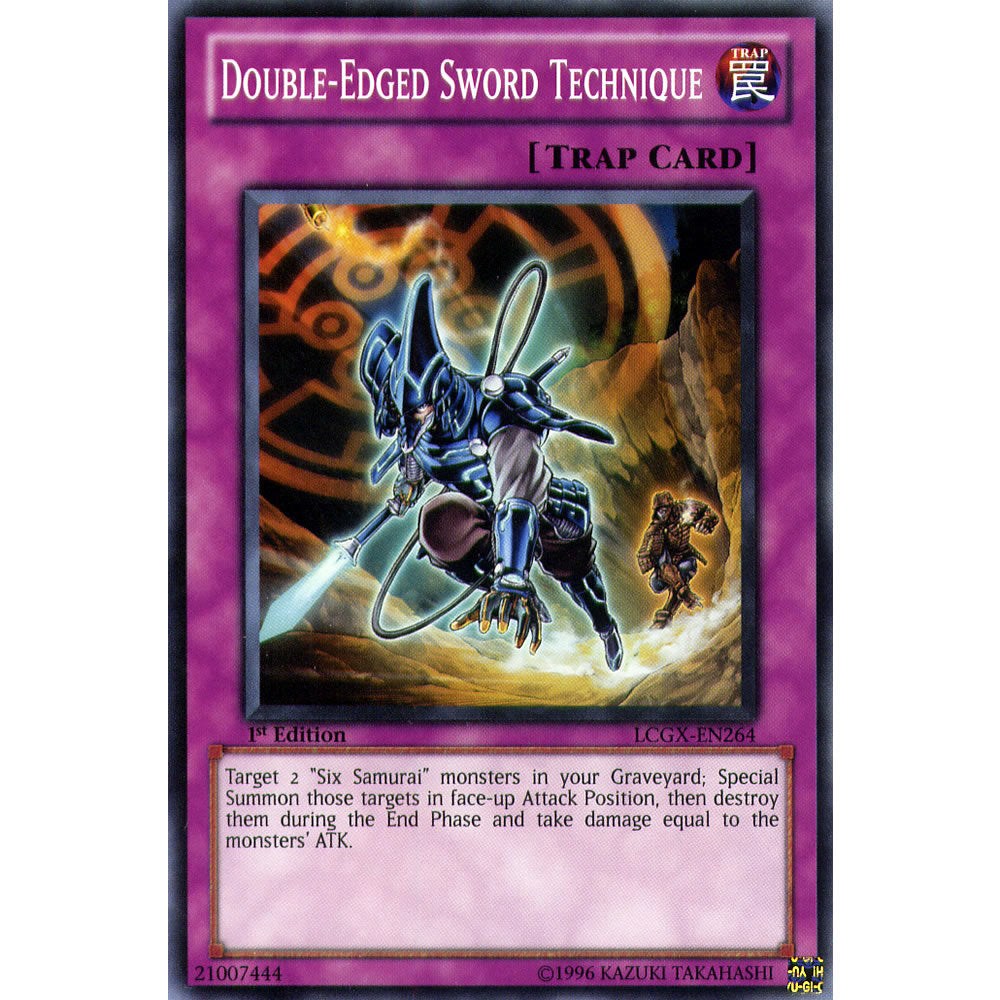 Double-Edged Sword Technique LCGX-EN264 Yu-Gi-Oh! Card from the Legendary Collection 2: The Duel Academy Years Mega Pack Set