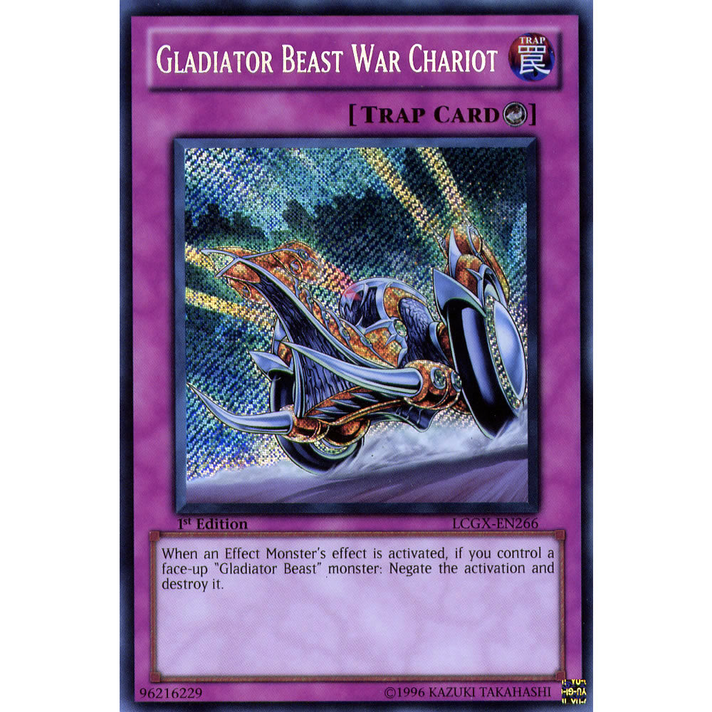 Gladiator Beast War Chariot LCGX-EN266 Yu-Gi-Oh! Card from the Legendary Collection 2: The Duel Academy Years Mega Pack Set
