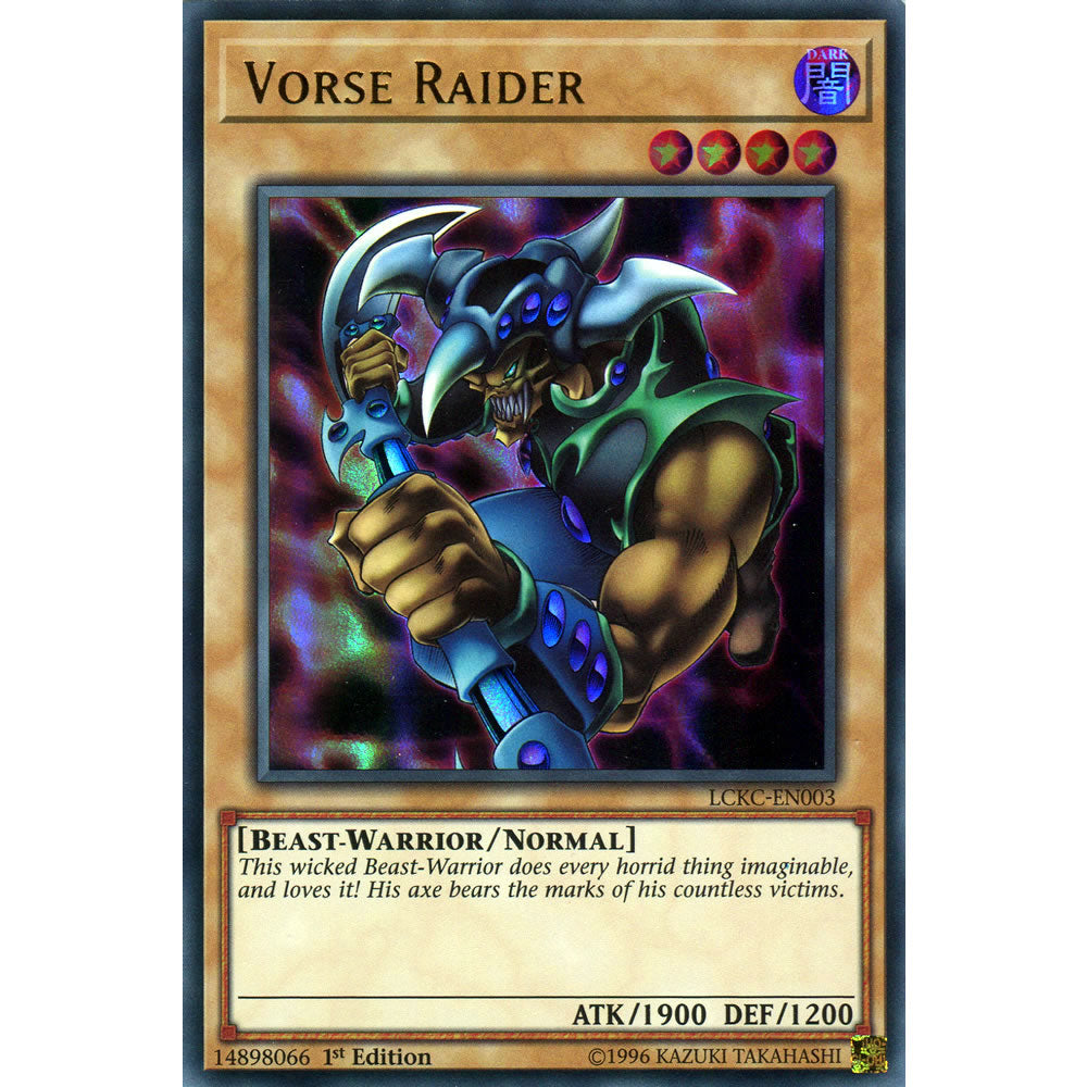 Vorse Raider LCKC-EN003 Yu-Gi-Oh! Card from the Legendary Collection Kaiba Mega Pack Set