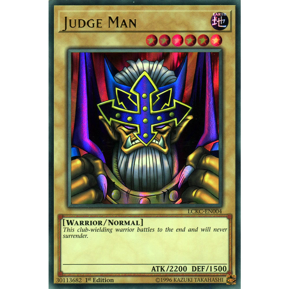 Judge Man LCKC-EN004 Yu-Gi-Oh! Card from the Legendary Collection Kaiba Mega Pack Set