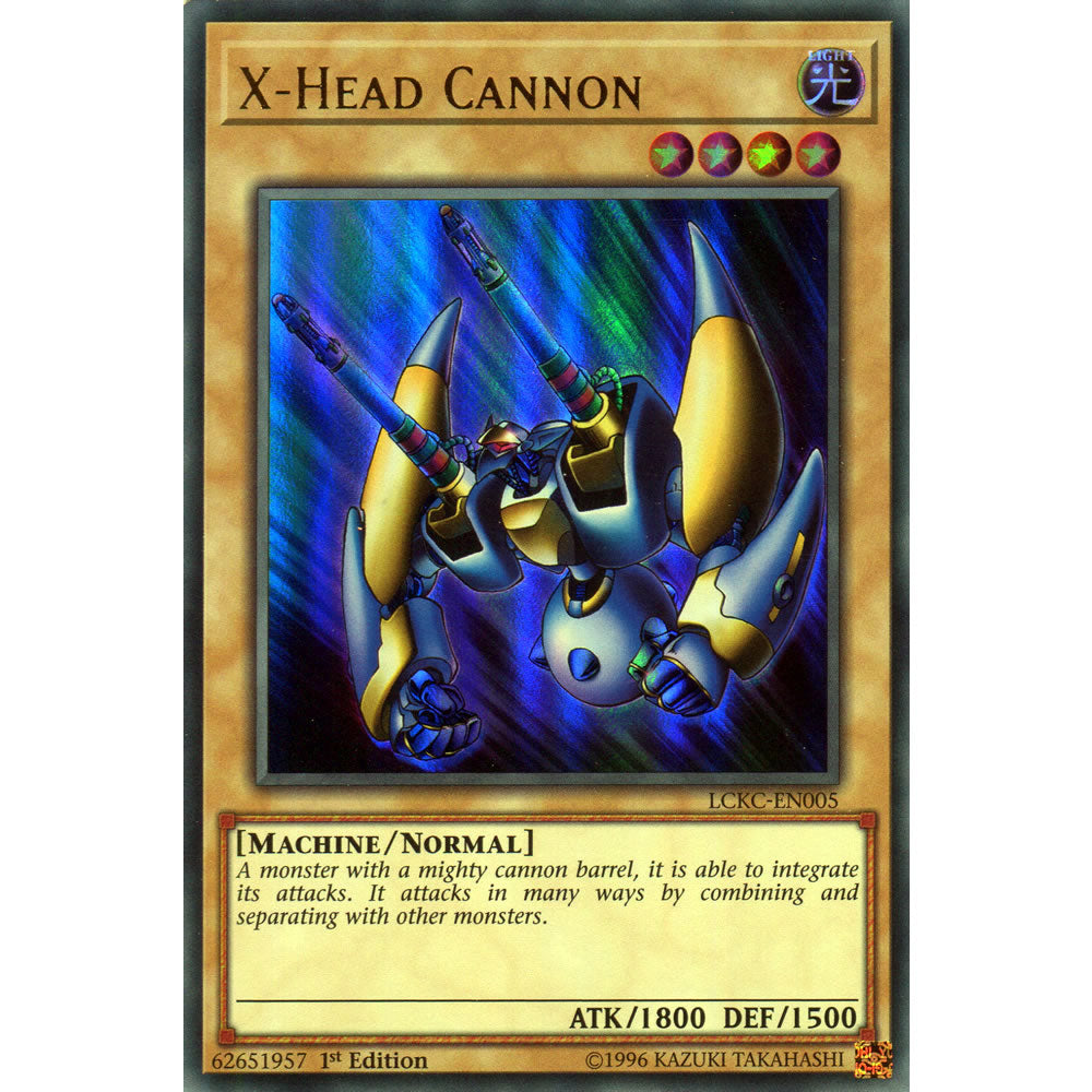 X-Head Cannon LCKC-EN005 Yu-Gi-Oh! Card from the Legendary Collection Kaiba Mega Pack Set