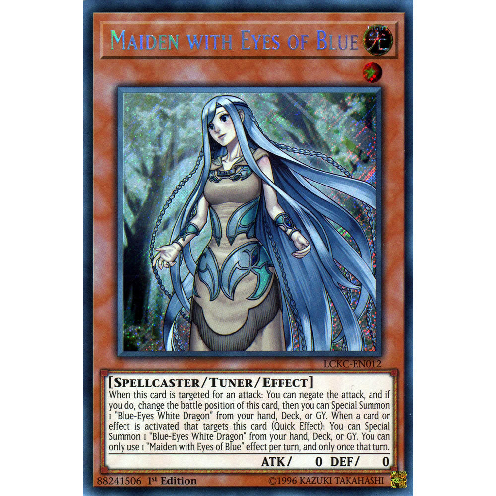 Maiden with Eyes of Blue LCKC-EN012 Yu-Gi-Oh! Card from the Legendary Collection Kaiba Mega Pack Set