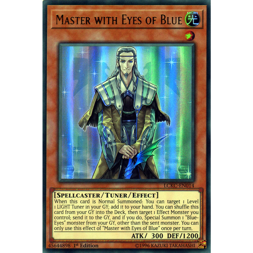 Master with Eyes of Blue LCKC-EN014 Yu-Gi-Oh! Card from the Legendary Collection Kaiba Mega Pack Set