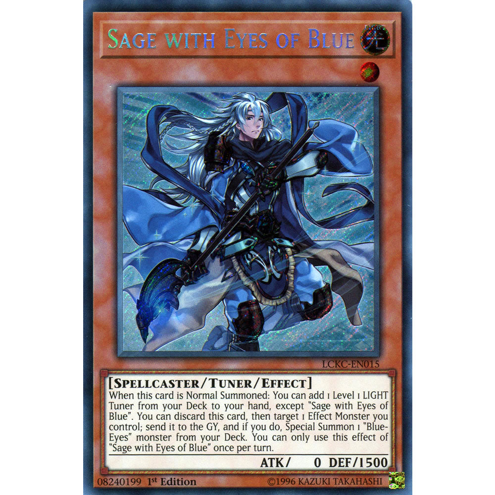 Sage with Eyes of Blue LCKC-EN015 Yu-Gi-Oh! Card from the Legendary Collection Kaiba Mega Pack Set
