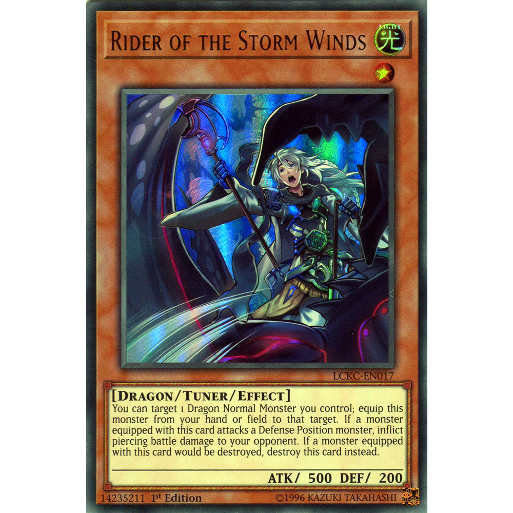 Rider of the Storm Winds LCKC-EN017 Yu-Gi-Oh! Card from the Legendary Collection Kaiba Mega Pack Set