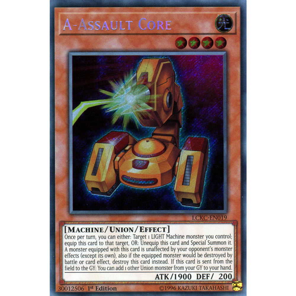 A-Assault Core LCKC-EN019 Yu-Gi-Oh! Card from the Legendary Collection Kaiba Mega Pack Set