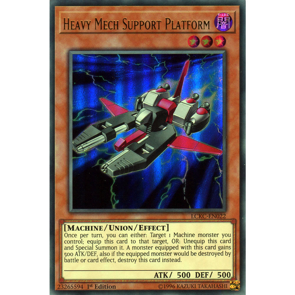 Heavy Mech Support Platform LCKC-EN022 Yu-Gi-Oh! Card from the Legendary Collection Kaiba Mega Pack Set