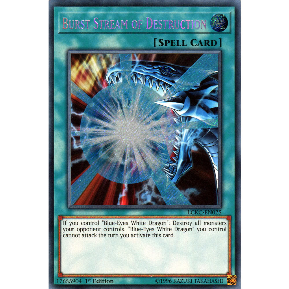 Burst Stream of Destruction LCKC-EN025 Yu-Gi-Oh! Card from the Legendary Collection Kaiba Mega Pack Set