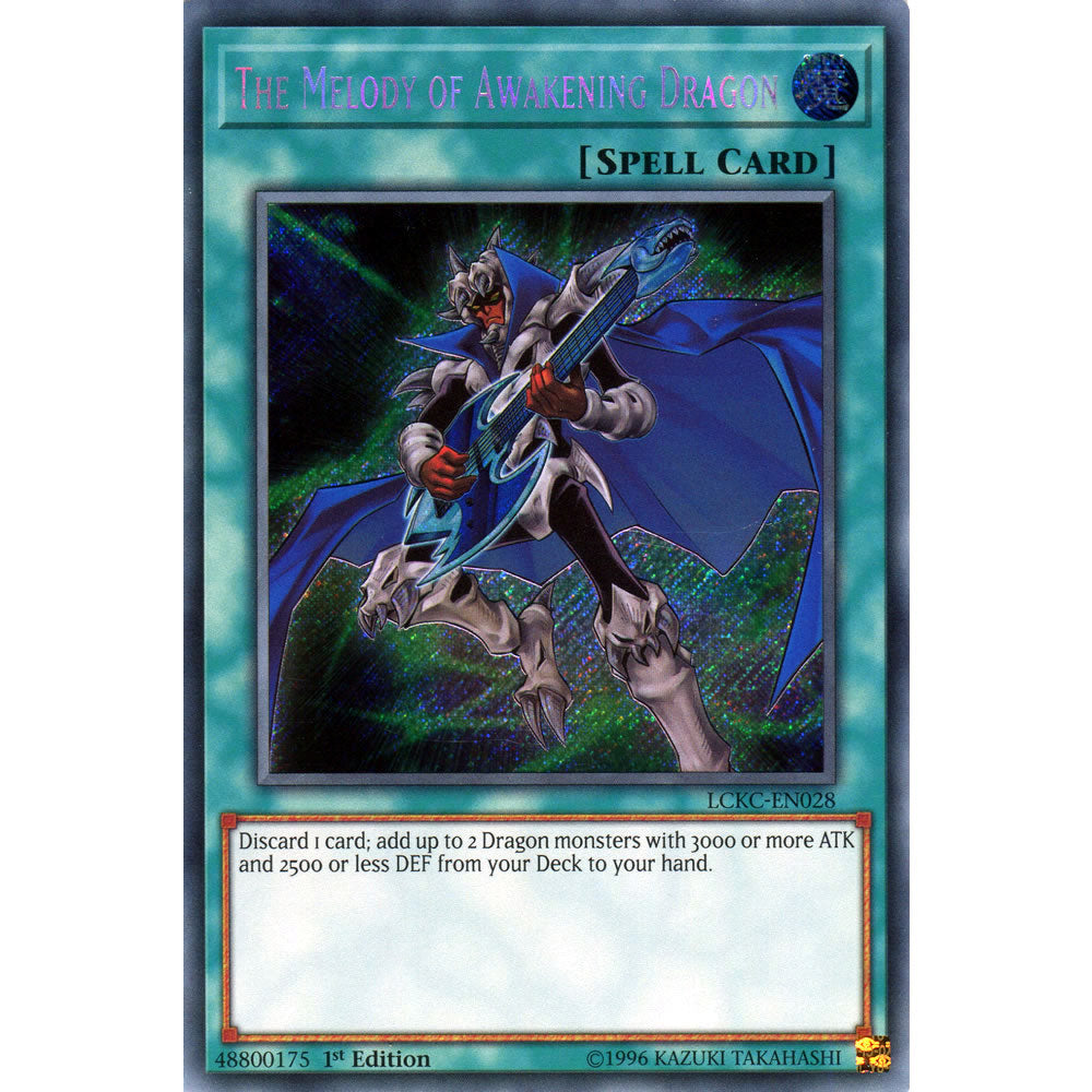 The Melody of Awakening Dragon LCKC-EN028 Yu-Gi-Oh! Card from the Legendary Collection Kaiba Mega Pack Set