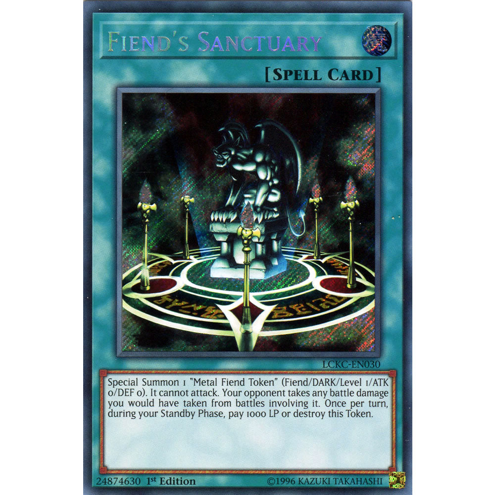 Fiend's Sanctuary LCKC-EN030 Yu-Gi-Oh! Card from the Legendary Collection Kaiba Mega Pack Set