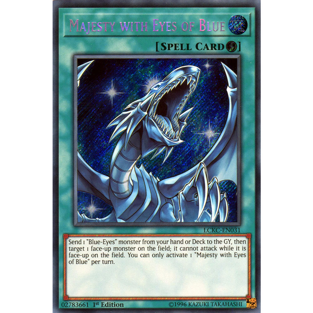 Majesty with Eyes of Blue LCKC-EN031 Yu-Gi-Oh! Card from the Legendary Collection Kaiba Mega Pack Set