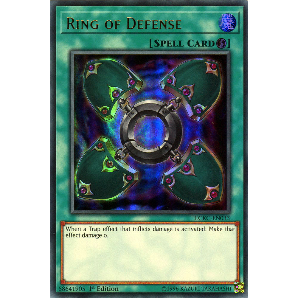 Ring of Defense LCKC-EN033 Yu-Gi-Oh! Card from the Legendary Collection Kaiba Mega Pack Set