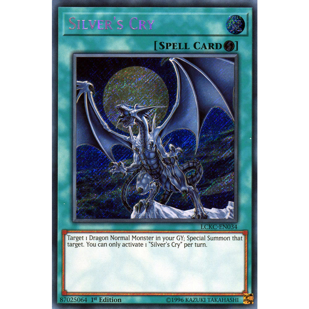 Silver's Cry LCKC-EN034 Yu-Gi-Oh! Card from the Legendary Collection Kaiba Mega Pack Set