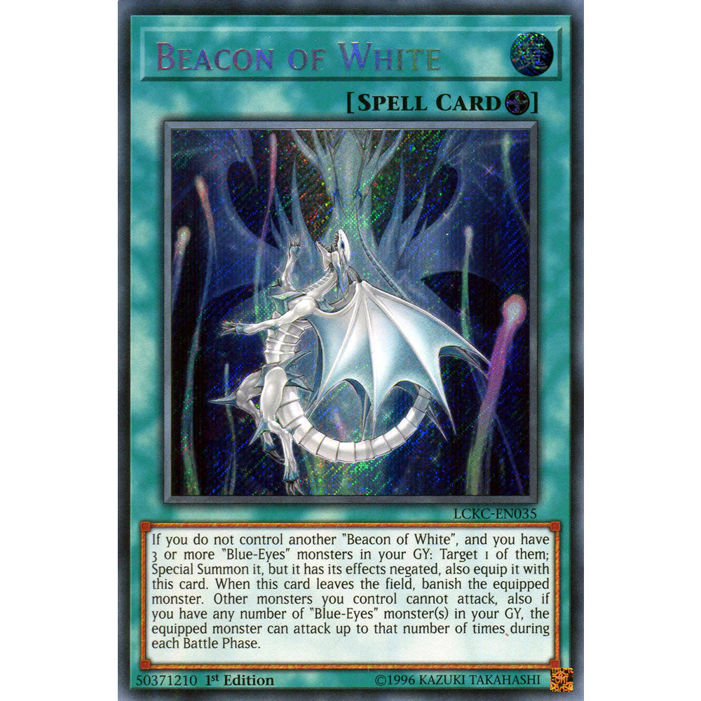 Beacon of White LCKC-EN035 Yu-Gi-Oh! Card from the Legendary Collection Kaiba Mega Pack Set