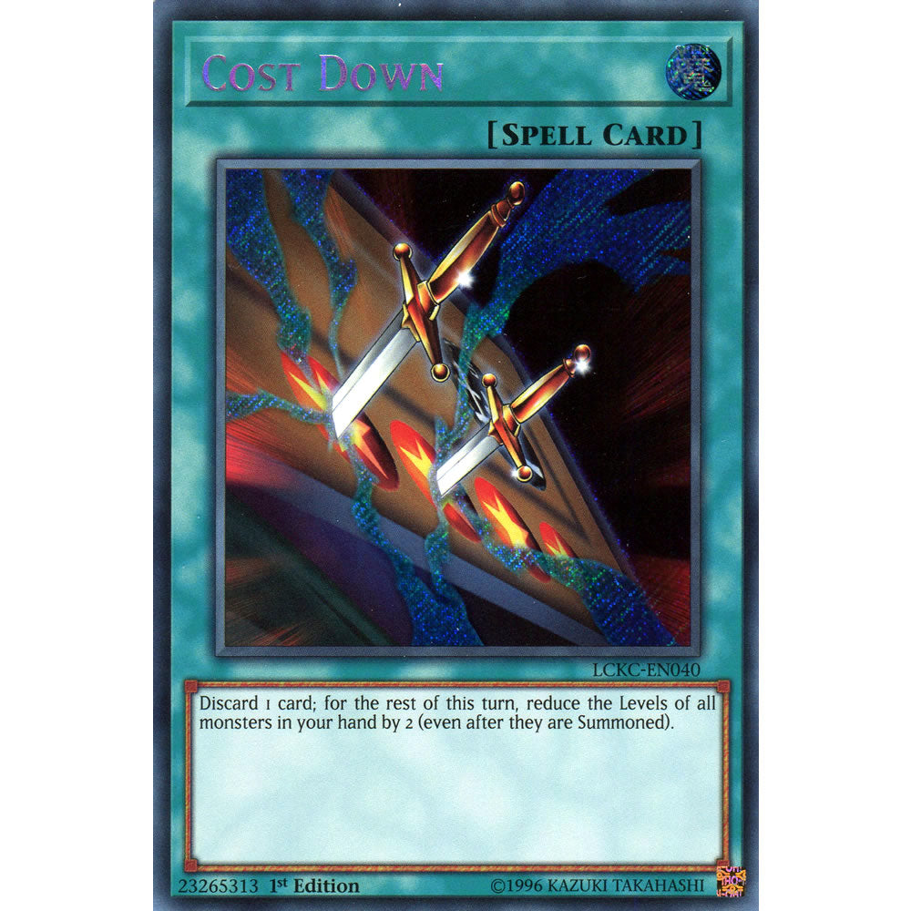 Cost Down LCKC-EN040 Yu-Gi-Oh! Card from the Legendary Collection Kaiba Mega Pack Set