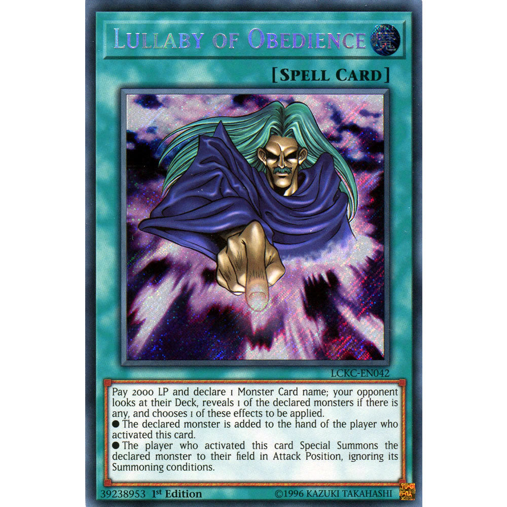 Lullaby of Obedience LCKC-EN042 Yu-Gi-Oh! Card from the Legendary Collection Kaiba Mega Pack Set
