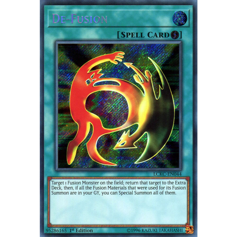 De-Fusion LCKC-EN044 Yu-Gi-Oh! Card from the Legendary Collection Kaiba Mega Pack Set