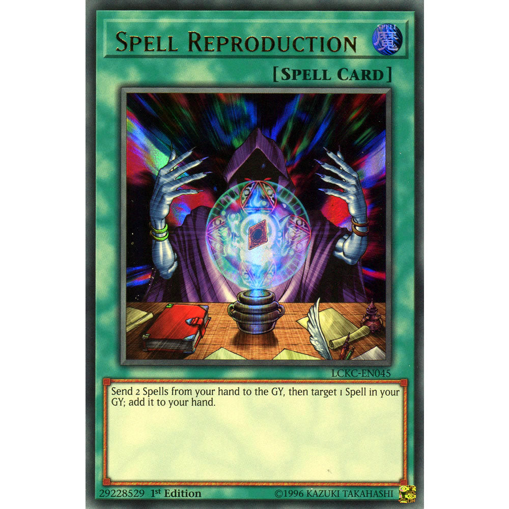 Spell Reproduction LCKC-EN045 Yu-Gi-Oh! Card from the Legendary Collection Kaiba Mega Pack Set