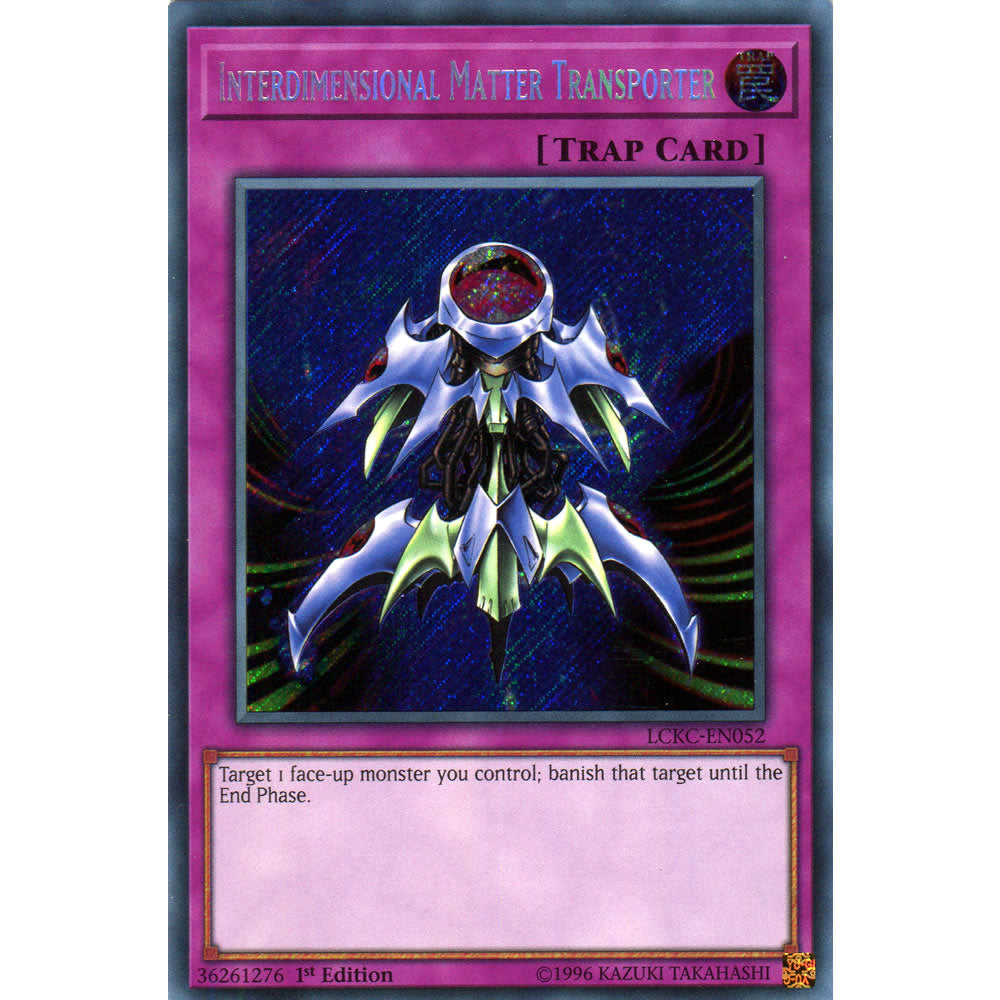 Interdimensional Matter Transporter LCKC-EN052 Yu-Gi-Oh! Card from the Legendary Collection Kaiba Mega Pack Set