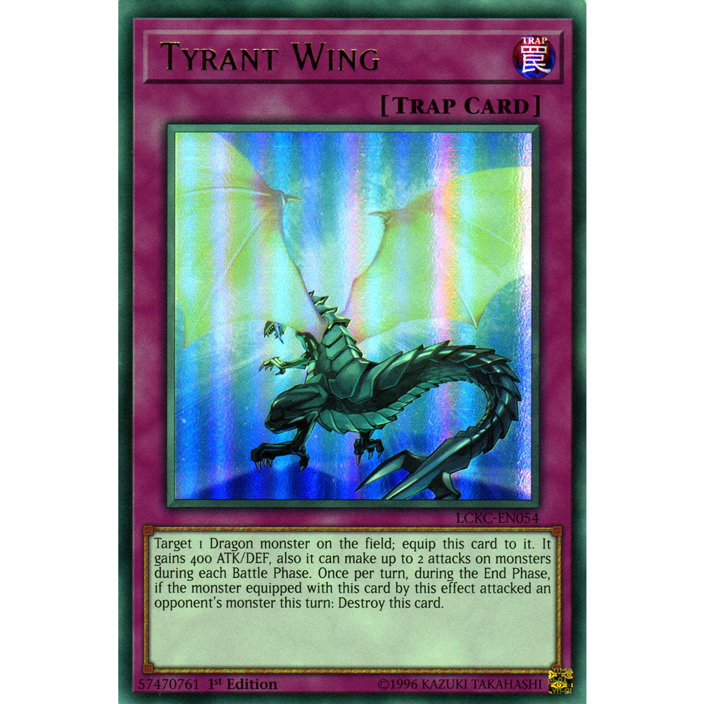 Tyrant Wing LCKC-EN054 Yu-Gi-Oh! Card from the Legendary Collection Kaiba Mega Pack Set