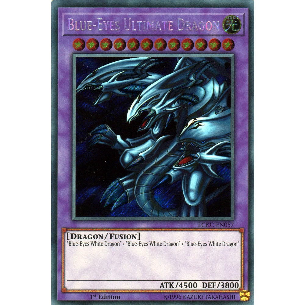 Blue-Eyes Ultimate Dragon LCKC-EN057 Yu-Gi-Oh! Card from the Legendary Collection Kaiba Mega Pack Set