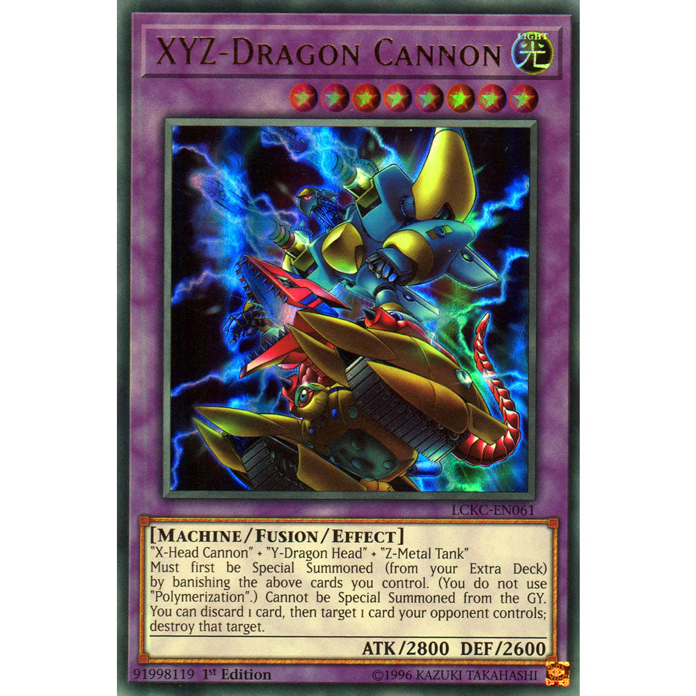 XYZ-Dragon Cannon LCKC-EN061 Yu-Gi-Oh! Card from the Legendary Collection Kaiba Mega Pack Set