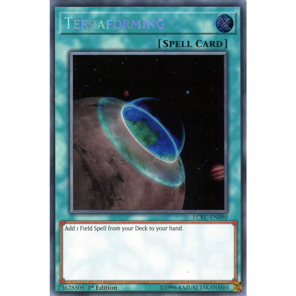 Terraforming LCKC-EN090 Yu-Gi-Oh! Card from the Legendary Collection Kaiba Mega Pack Set