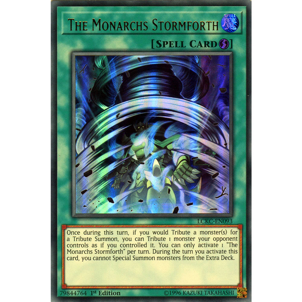 The Monarchs Stormforth LCKC-EN093 Yu-Gi-Oh! Card from the Legendary Collection Kaiba Mega Pack Set