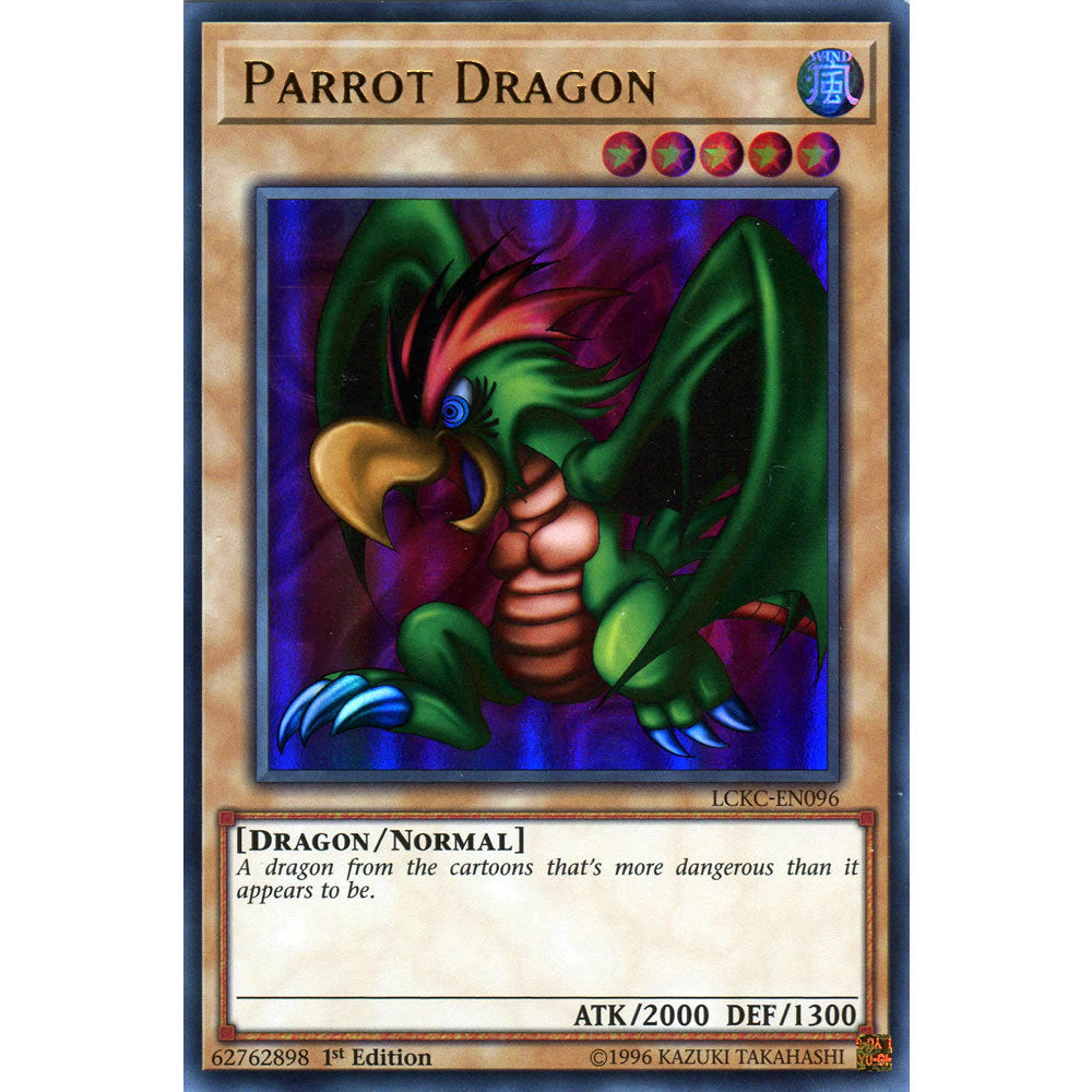 Parrot Dragon LCKC-EN096 Yu-Gi-Oh! Card from the Legendary Collection Kaiba Mega Pack Set