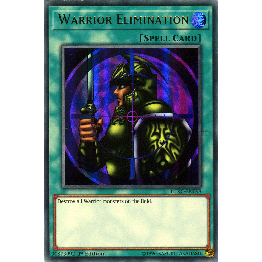 Warrior Elimination LCKC-EN099 Yu-Gi-Oh! Card from the Legendary Collection Kaiba Mega Pack Set