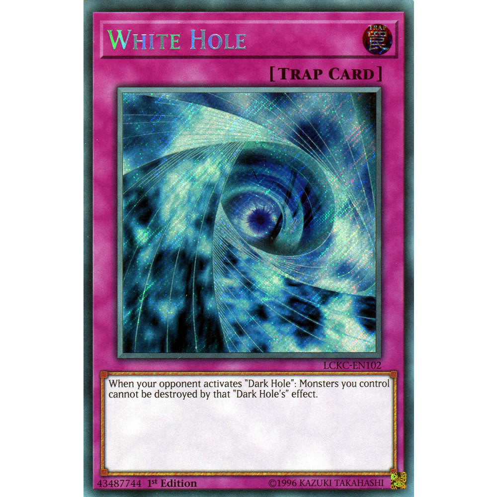 White Hole LCKC-EN102 Yu-Gi-Oh! Card from the Legendary Collection Kaiba Mega Pack Set