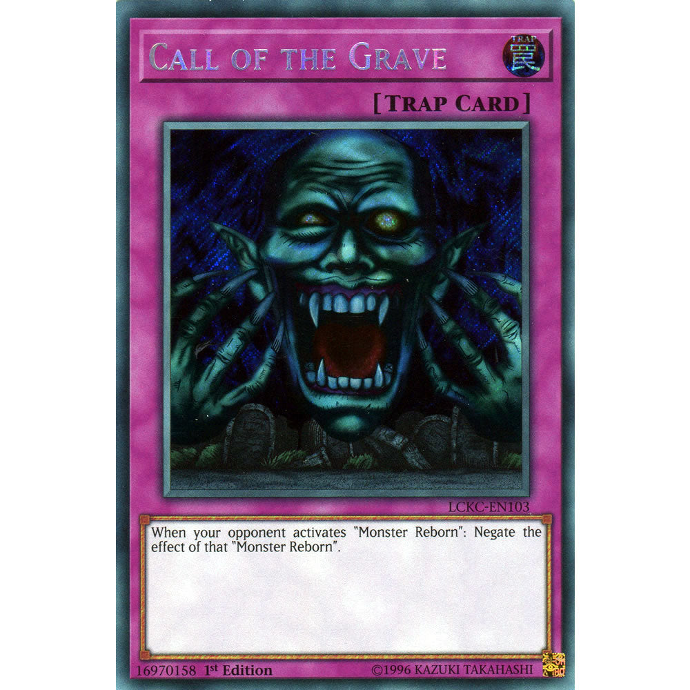 Call of the Grave LCKC-EN103 Yu-Gi-Oh! Card from the Legendary Collection Kaiba Mega Pack Set