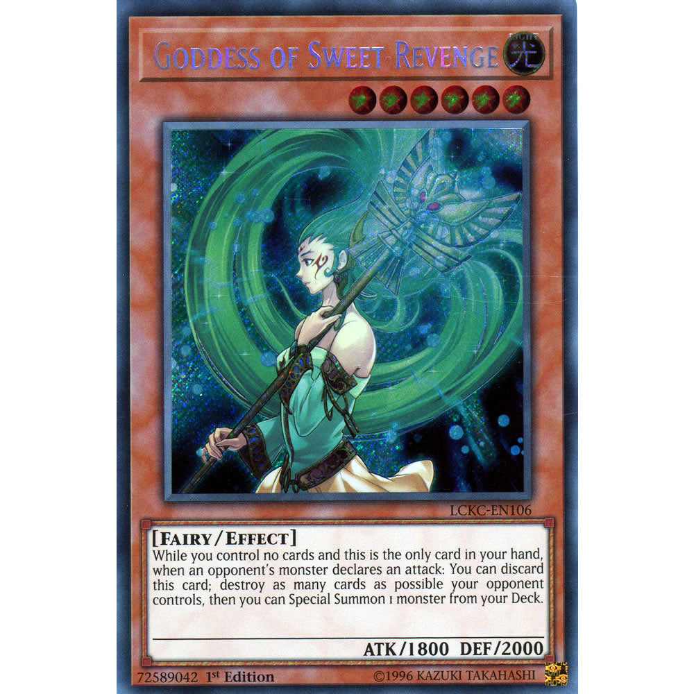 Goddess of Sweet Revenge LCKC-EN106 Yu-Gi-Oh! Card from the Legendary Collection Kaiba Mega Pack Set