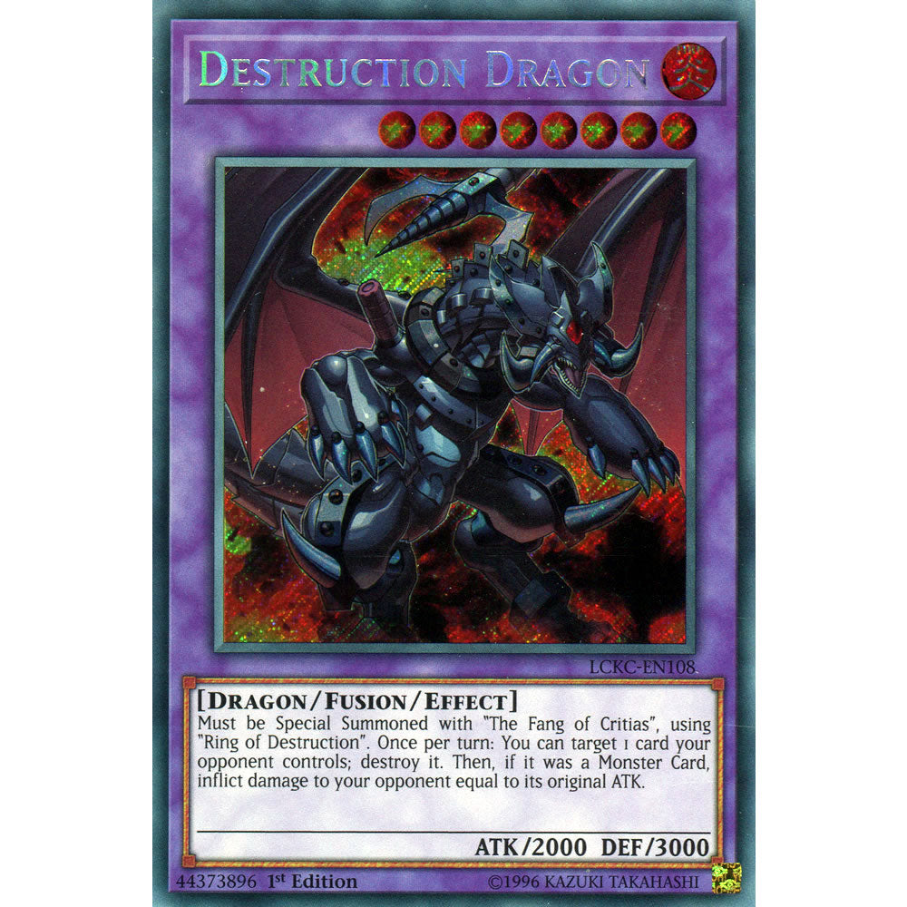 Destruction Dragon LCKC-EN108 Yu-Gi-Oh! Card from the Legendary Collection Kaiba Mega Pack Set