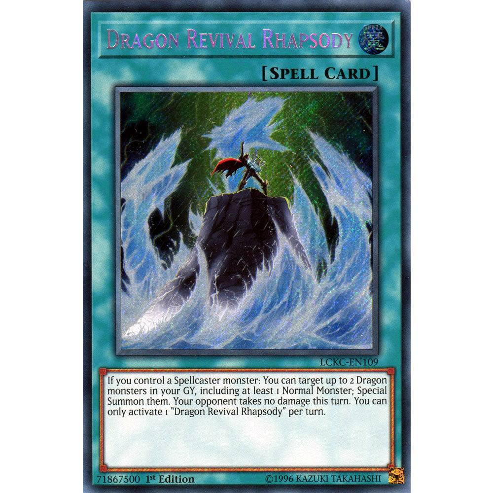 Dragon Revival Rhapsody LCKC-EN109 Yu-Gi-Oh! Card from the Legendary Collection Kaiba Mega Pack Set