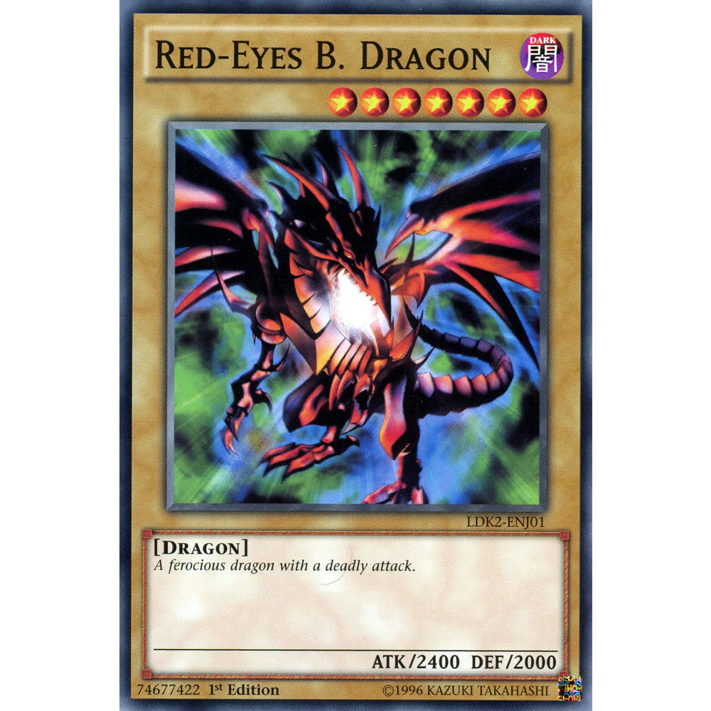 Red-Eyes B. Dragon LDK2-ENJ01 Yu-Gi-Oh! Card from the Legendary Decks 2 Set
